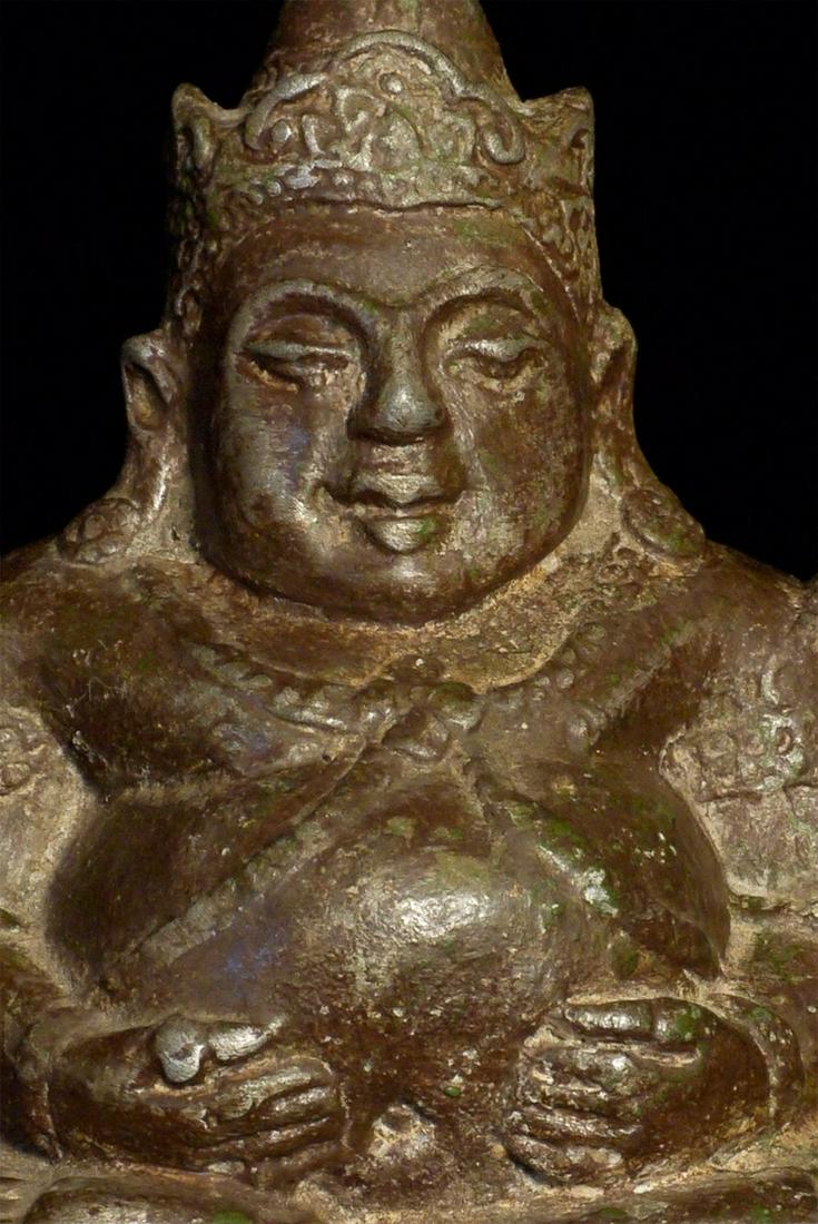 Antique Thai Saenkajai, or "Happy Buddha", found (1 of 8)