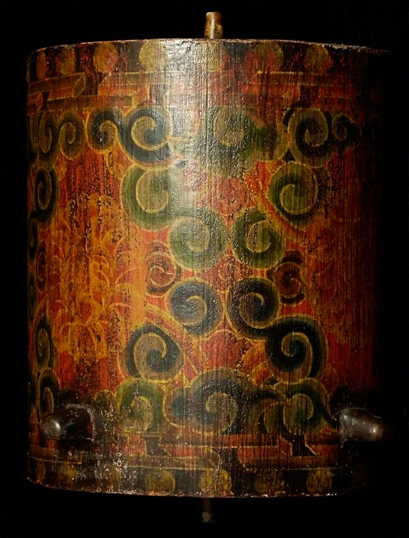 Very large Tibetan or Nepalese Prayer Wheel. (1 of 5)
