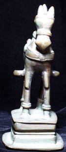 18/19thC or earlier Indian bronze horse- great personality.: 18/19thC or earlier Indian bronze horse- great personality.