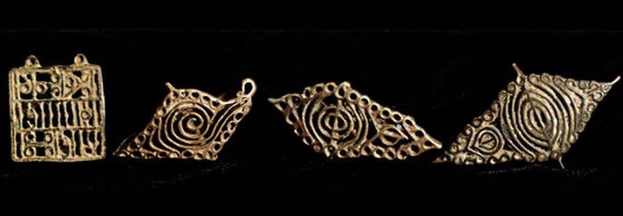 Antique tantric body stamps- set of 4: Antique tantric body stamps- set of 4