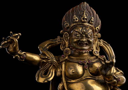 18thC Tibetan Fierce Deity. best best quality