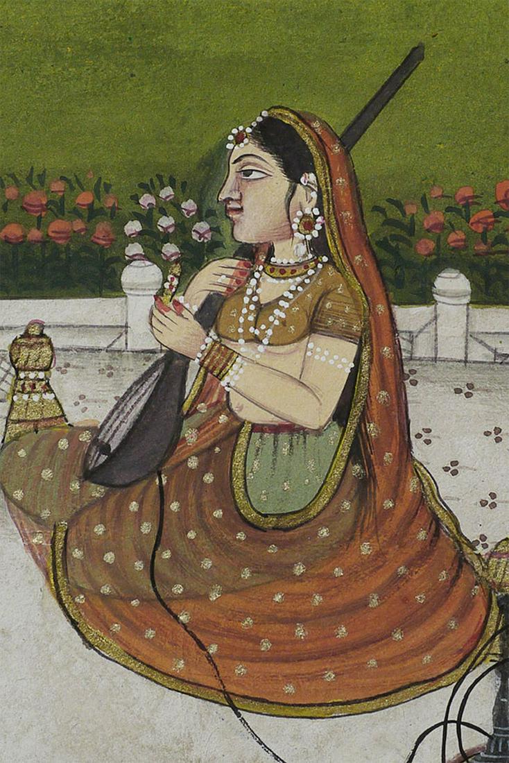 Beautiful Indian Miniature painting. (1 of 9)