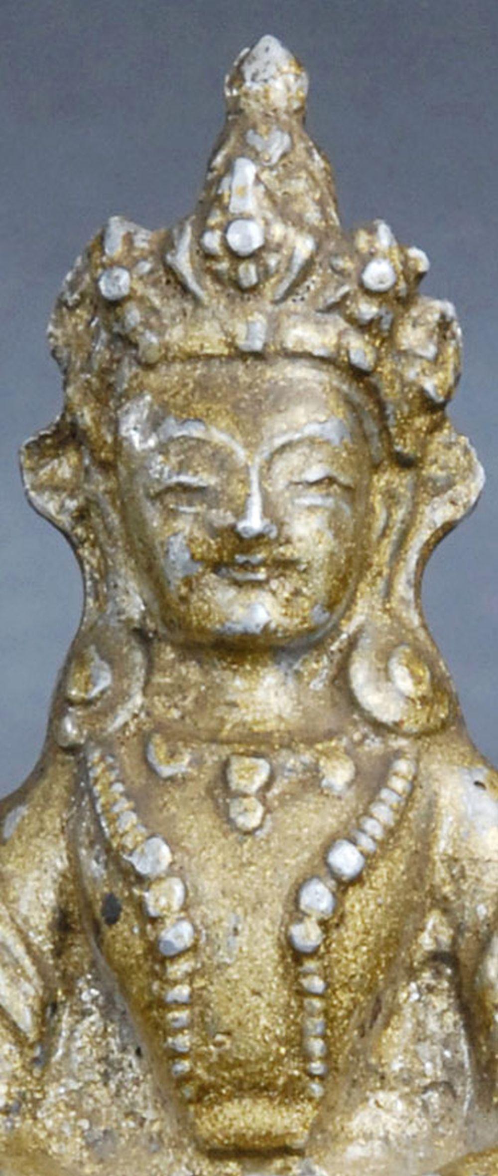 Vintage Mongolian Aluminum AlloyBuddha -Soviet Rule? Downed Airplane? (1 of 4)