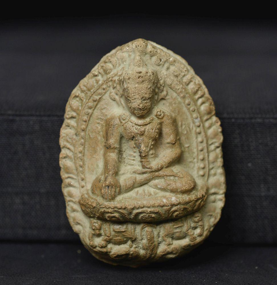 Very good 15/16thC Tibetan Tsa Tsa. (1 of 6)