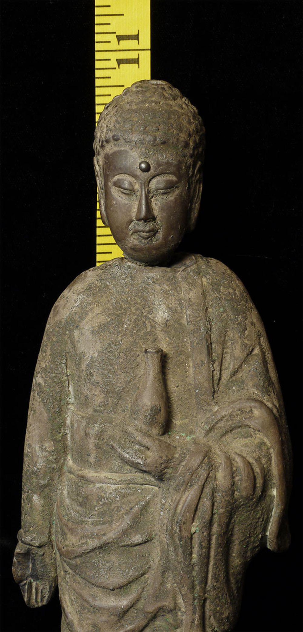 Very Early Chinese Buddha, Removable Head, 11"-Pre-Ming? (1 of 10)