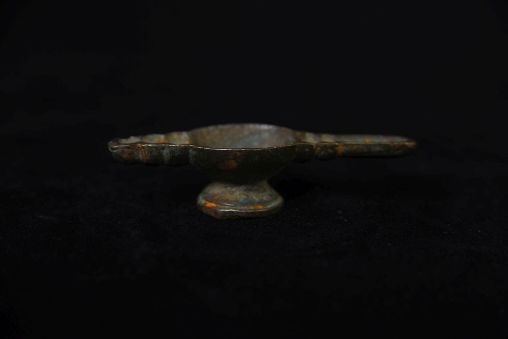 Very early and rare Tibetan Dorje holder: Very early and rare Tibetan Dorje holder