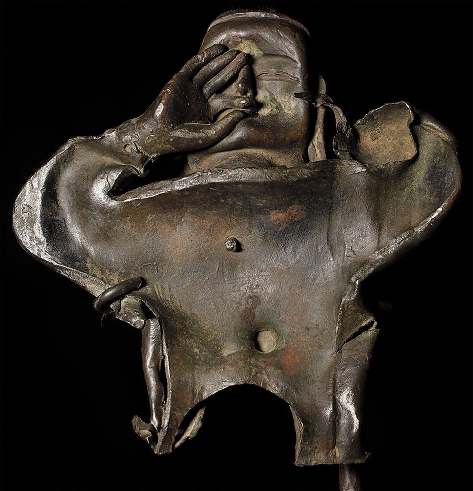 Early Mongolian Bronze Figure -excavated. Powerful spirit!! Unique One of a kind. (1 of 10)