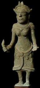 Quite a woman! This piece was de-accessioned by the Asian Art Museum in San Francisco.