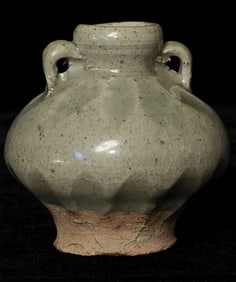 15thC Sawankalok Jar, 2.5" Tall