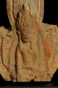 11-13thC Thai Haripunchai Crowned Buddha