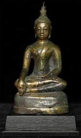 16thC Thai Bronze Buddha. Great personality and soul.