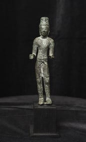 7th/9thC solid-cast bronze Prakhon Chai Bodhisattva Compassion-Fluid and Natural-Nice!