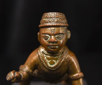 18/19thC Indian Baby Krishna
