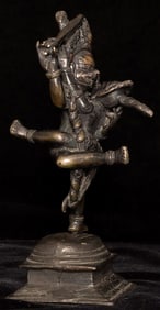 17/18thC or earlier Tibetan deity with consort in "yab yum"