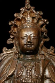 15/16thC Ming Quanyin-beautifully cast, and with a lovely face-FINE
