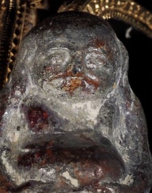 15/16thC/Thai "Happy Buddha" ( Saenkajai) in heavy 22k Gold openable case. Special