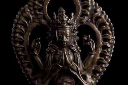 18thC Nepalese Bodhisattva.