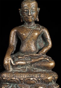 15thC Miniature Thai Chiang Sen Buddha- Rare, Authentic