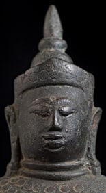 Wonderful 16/17thC Northern Thai Buddha in Royal Attire