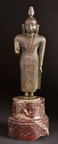 Sri Lankan Kandy style 18th Century bronze Buddha.-very fine example