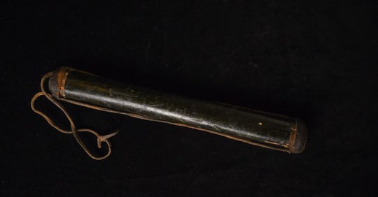 Antique Tibetan Thangka holder or document case.