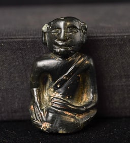 Early Northern Thai Monk in a delightful folk style.