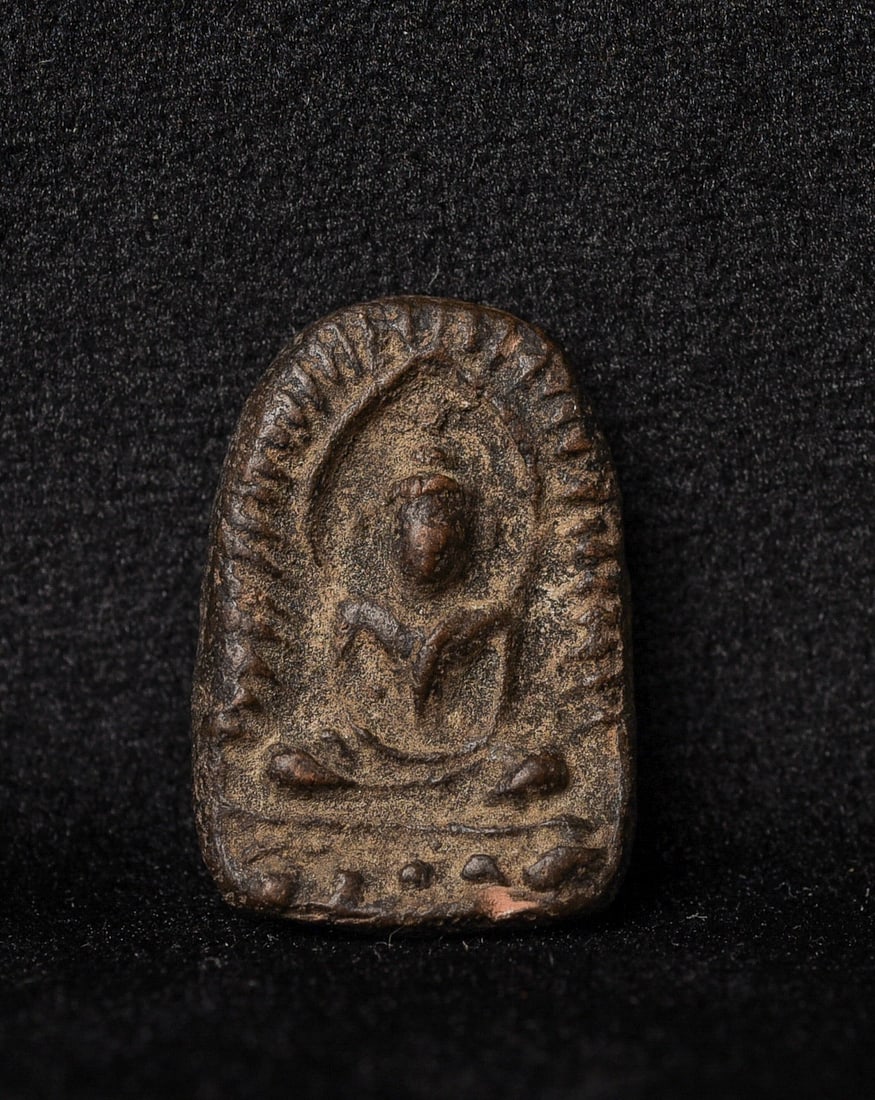 Antique Thai amulet from the major collection of a lifelong collector of Buddhist amulets and (1 of 3)