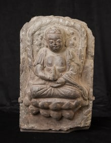 Special 12/13thC Chinese Buddha in the form of a Chubby Youthful Buddha-Fine
