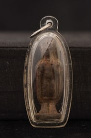 This is a Thai amulet from an extensive collection of Thai and other Southeast Asian Buddhist