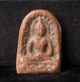 This is a Thai amulet from an extensive collection of Thai and other Southeast Asian Buddhist