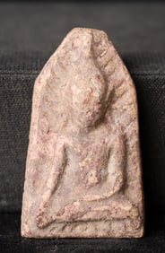This is a Thai amulet from an extensive collection of Thai and other Southeast Asian Buddhist