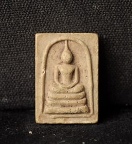This is a Thai amulet from an extensive collection of Thai and other Southeast Asian Buddhist