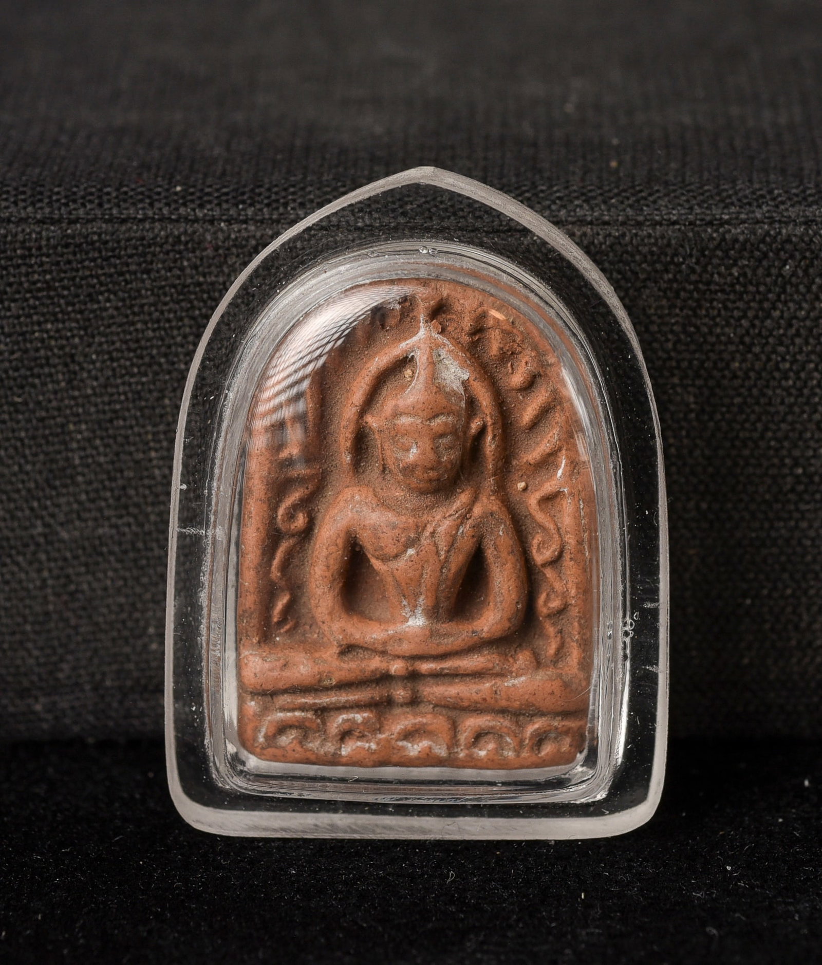 This is a Thai amulet from an extensive collection of Thai and other Southeast Asian Buddhist (1 of 6)