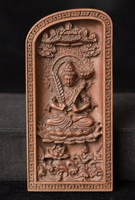 Fine (Meiji?) Antique Japanese small wood carving.