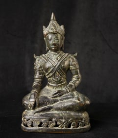15/16th century northern Thai Buddha in Royal Attire. This is a particularly wonderful example of