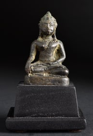 Rare antique, bronze Buddha--probably from the south of