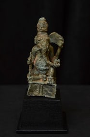 9thC. Bronze Ganesh from Java-Extremely rare, solid cast .-Special- Personal favorite