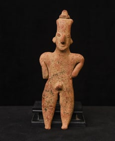 Pre-Columbian figure. ( 7"H x 2.5"W )