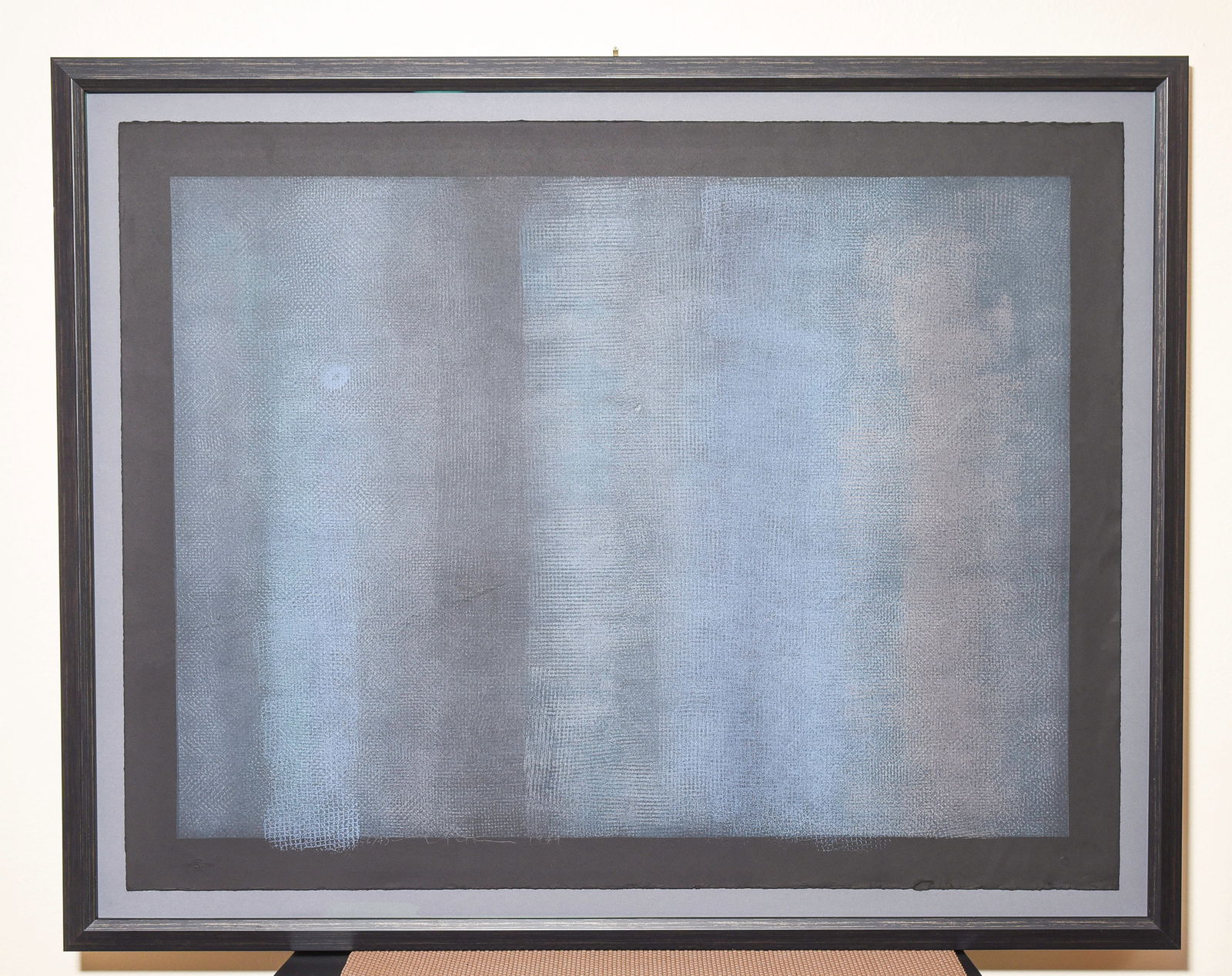 Robert Natkin- Black Ground Large Format Limited Edition Lithograph-Best- Just Framed: Created in the 1970s. Reportedly spent all but the last single year of its nearly 50 years of existence laying flat. The size of the paper is 30.75" x 40. Intense colors pop out on the beautiful top-q