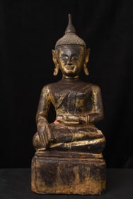 Delightful 17/18thC Northern Burmese Buddha from a tribal group.