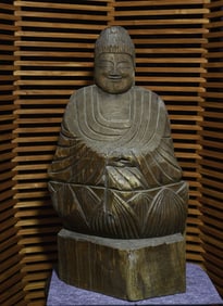 17thC Enku Buddha Masterpiece, monk, poet, and famous Japanese pre-modern sculptor