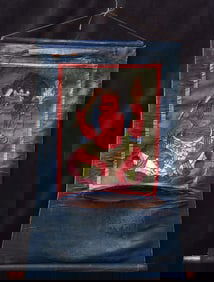 Mongolian Antique Applique Thangka.