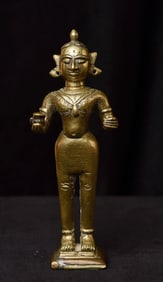 18/19thC Indian Bronze Figure.