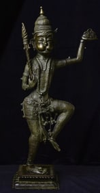 Early20thC Hanuman from India. Charismatic and Lively. Large, Alive