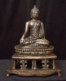 Himalayan Buddha- Large, Well Cast and Sculpted, Beautiful.