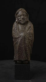 18/19thC Japanese carved Daruma-Special high-quality sculpture- spend time looking at the photos.
