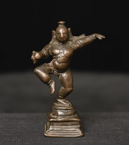 Delightful antique Hindu figure. Lively!