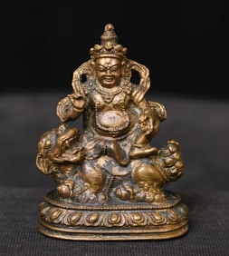 Vintage Mongolian bronze Jambala.