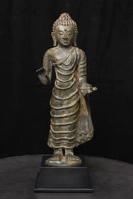 13/14th century Burmese Buddha Pagan Buddha with Ava influence- Formidable, charismatic