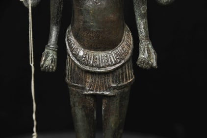 Nice Khmer Buddha-ex museum- see numbers on the back of leg.